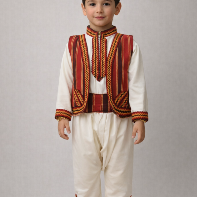 قبايل اولاد لون ابيض مقاسات عام.  عامين. 4سنوات. 6سنوات .8 سنوات .10 سنوات .12سنة .14 سنة