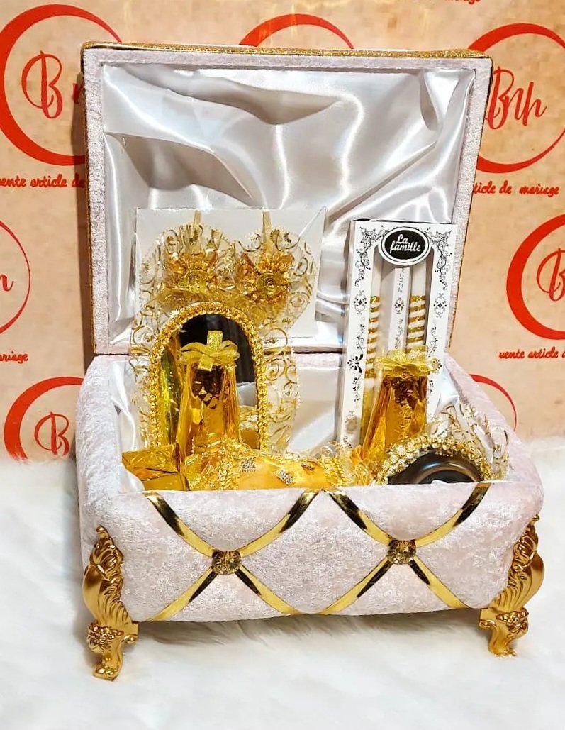 طبق حنة موديل كوفر اللون Rose بالذهبي. دوزان سامبل