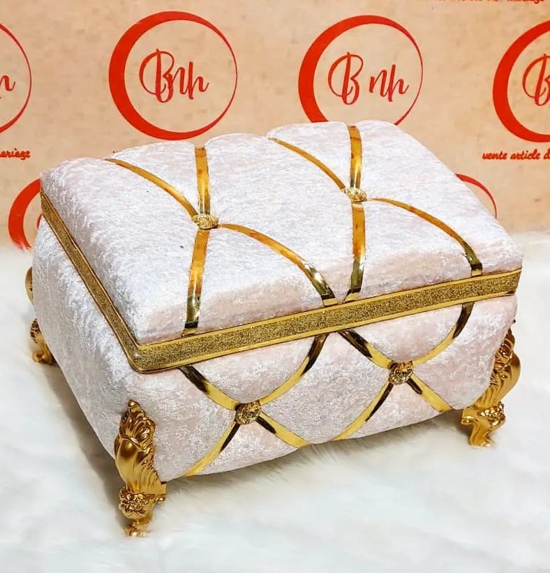 طبق حنة موديل كوفر اللون Rose بالذهبي. دوزان سامبل - الصورة 2