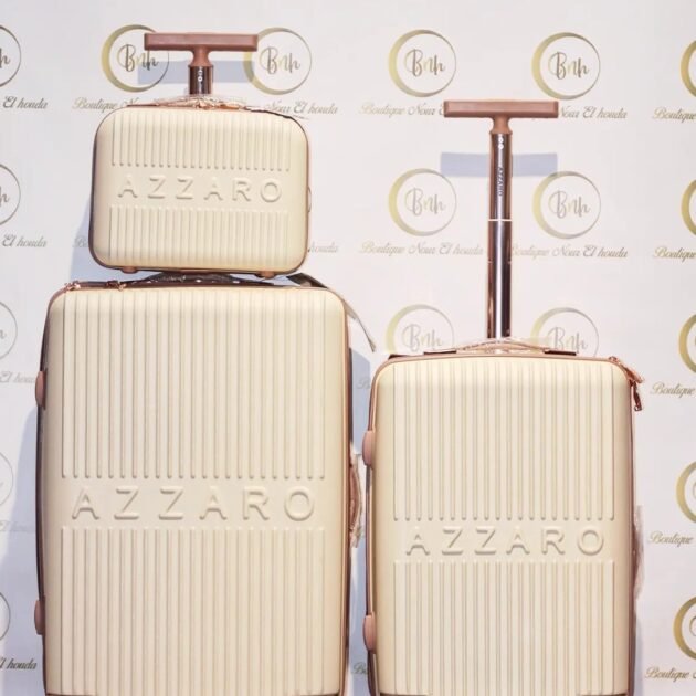 حقائب من 3قطع متوسطة +حقيبة اليد +حقيبة صغيرة