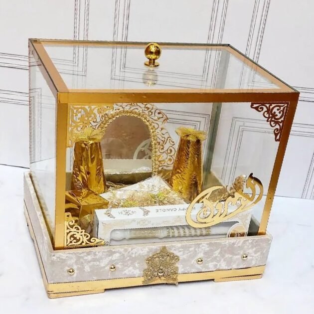 طبق حنة موديل كوفر  بالزجاج