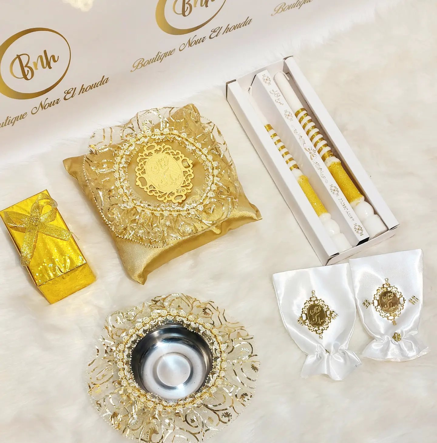 طقم حنة تقليدي بلمسة عصرية ليزيد مناسبتكم بهجة وفرحة.+🎁 هدية - الصورة 2