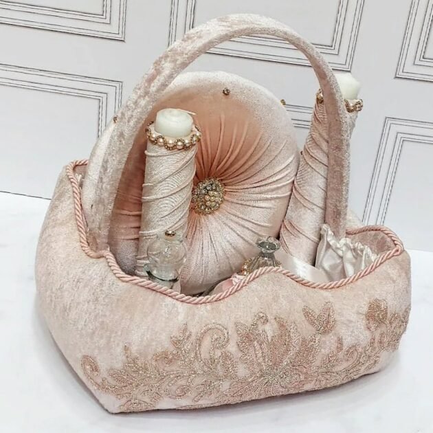 طبق حنة موديل سلة colour rose