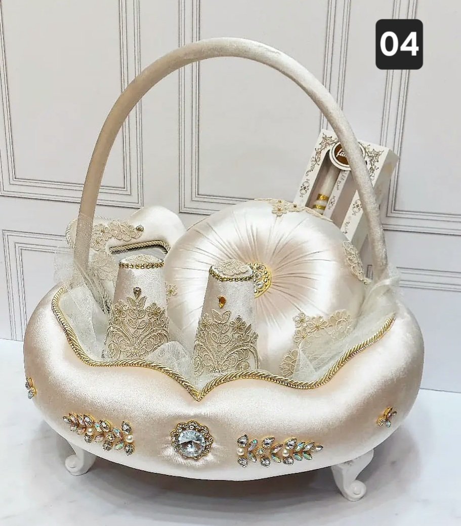 طبق حنة دوزان مغلفين بالقطيفة - الصورة 4