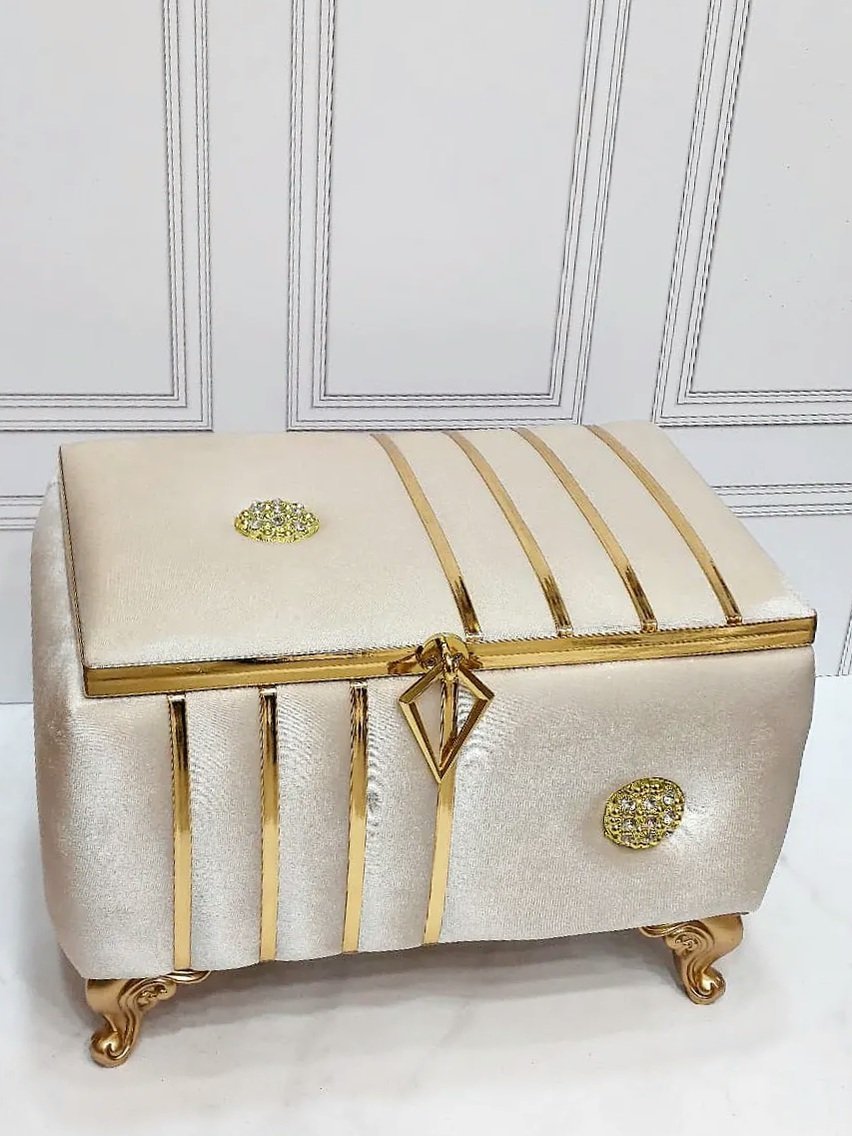 طبق حنة موديل كوفر. دوزان Luxe مغلفين بالقطيفة - الصورة 2