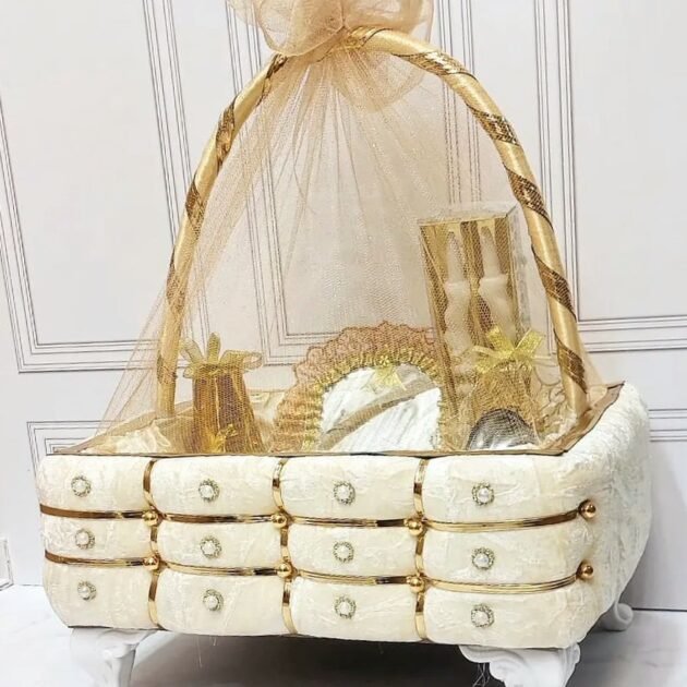 طبق حنة موديل سلة متكون من 9 قطع