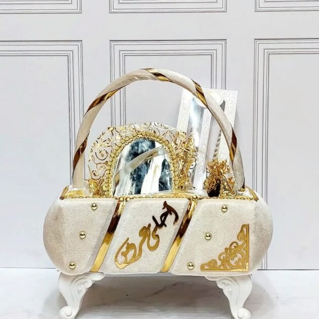 طبق حنة أحلى عروس حجم صغير متكون من 6 قطع