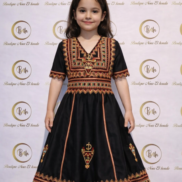 جبة قبايل في noir مقاسات متوفرة  18 شهر.  3  سنوات