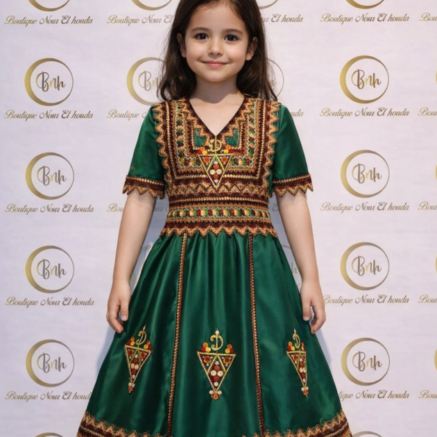 جبة قبايل vert المقاسات المتوفرة 18