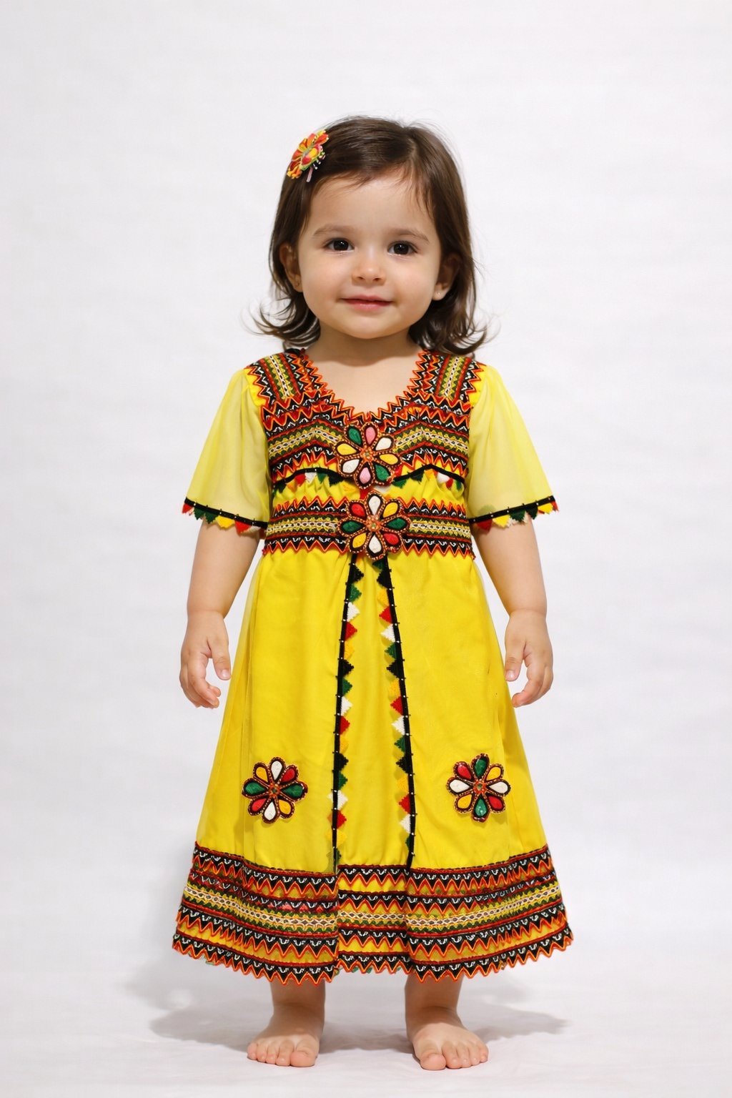 جبة قبايل لون اصفر المقاسات المتوفرة عامين .4 سنوت .6 سنوات . 8 سنوات .10 سنوات 12 سنة - الصورة 2