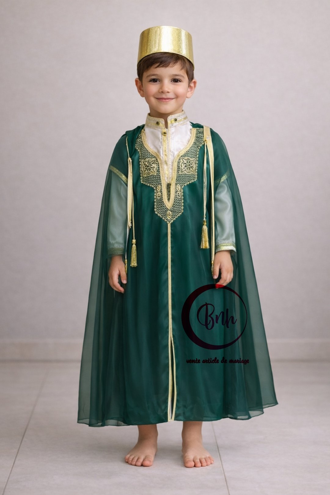 طقم ختان عبايه وبرنوس من عام ل 4 سنوات